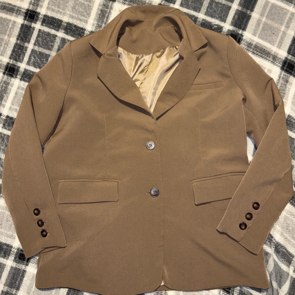 Princess Polly Tan Blazer